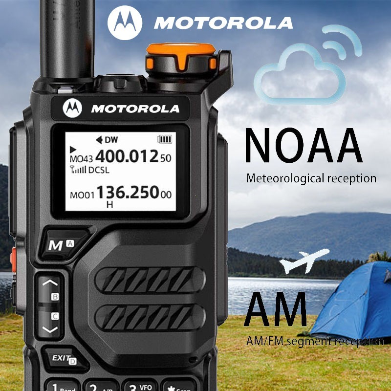 K Headset HT Motorola X8 Walkie Talkie Jarak Jauh 20KM Two Way Radio UHF/VHF Radio Dua Arah Di Luar 