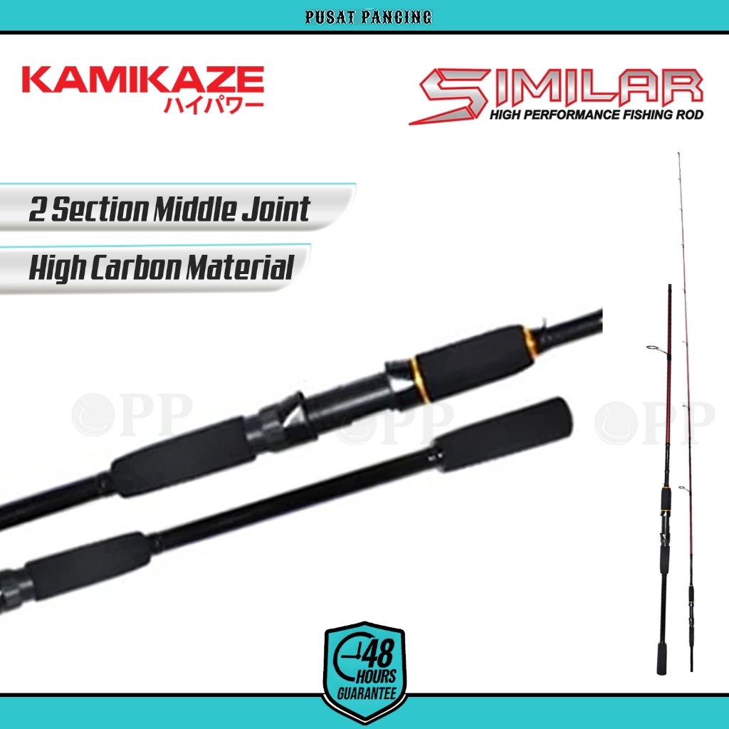 PUSATPANCING5 - Joran Pancing Spinning Kamikaze Similar Spinning Carbon 240cm - 300cm Untuk Mancing 