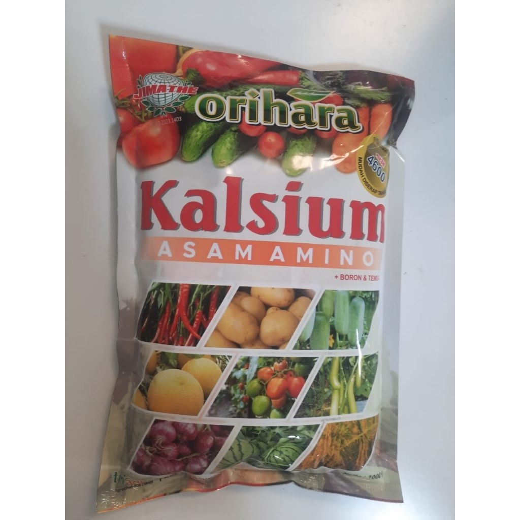 Pupuk Kalsium Asam Amino ORIHARA 1 KG - Mudah Diserap, Tingkatkan Mutu Produksi, Dapat Dicampur deng