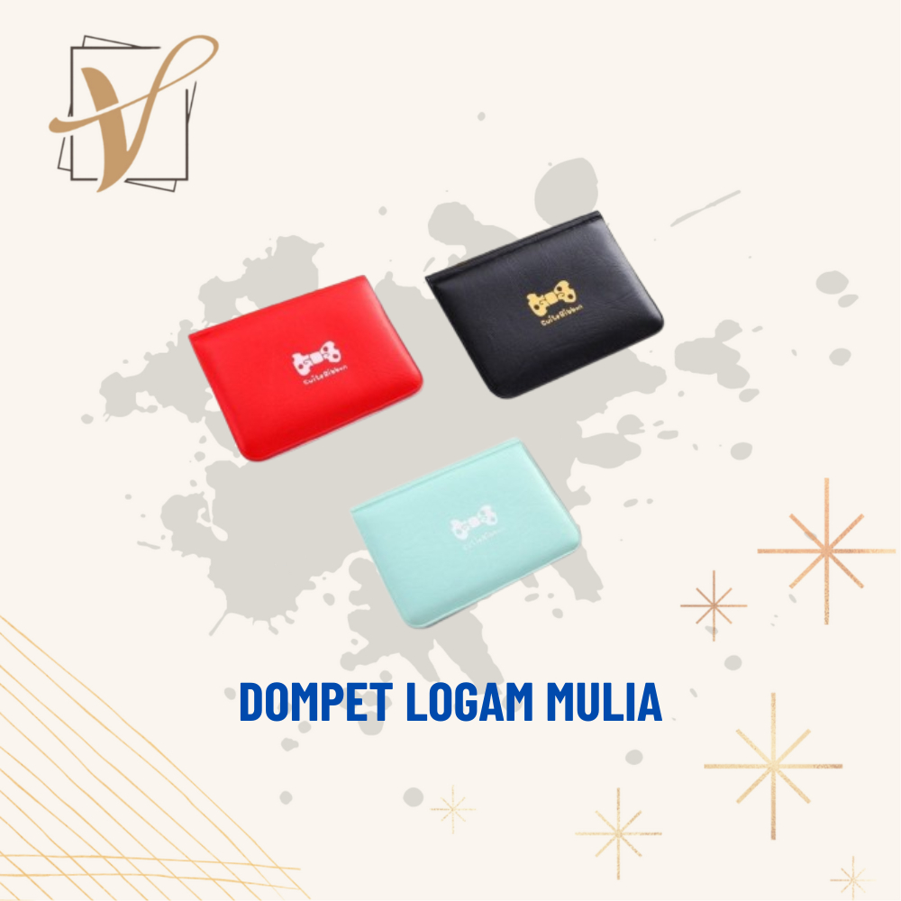 VIRLOU Dompet Logam Mulia Emas
