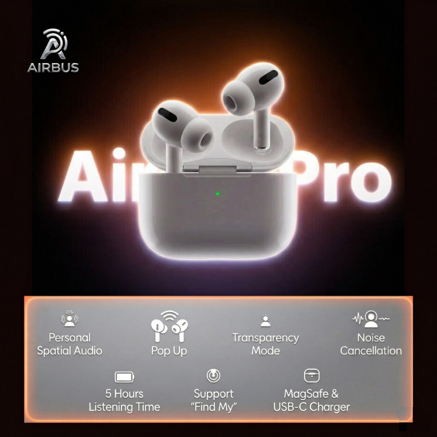 Air buds Pro TWS Bluetooth Earphone Noise cancel Headphone With Pop Up Animation charging case for a