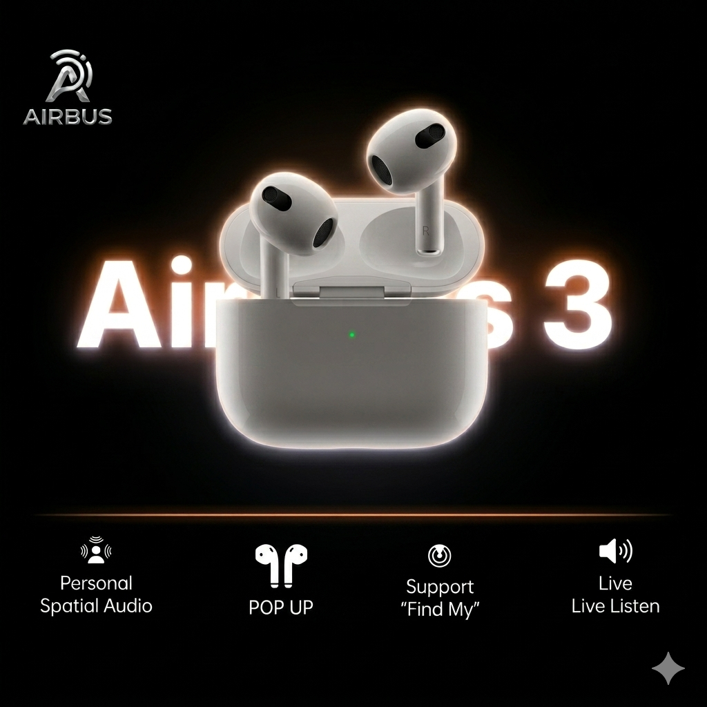 Air buds ThePods Gen 3 TWS Bluetooth Earphone Gaming Headset With pop up & Charging Case True Wirele
