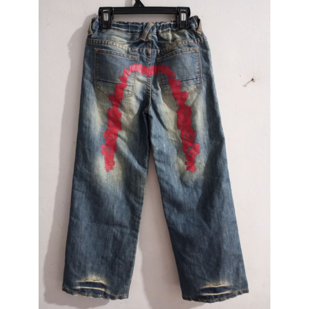 EVISU KIDS BAGGY JEANS