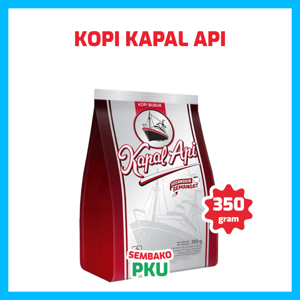 Kopi Hitam Bubuk Instan Kapal Api, Aroma Harum, Rasa Bold