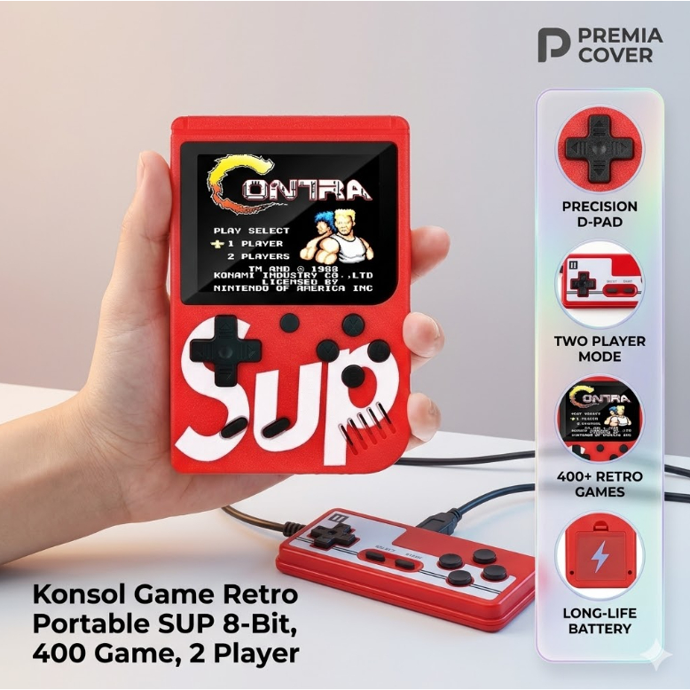 Game Boy Original Retro 2 Player 400 Games In 1 Sup 8 BIT Mini Console Portable Gameboy Retro dengan