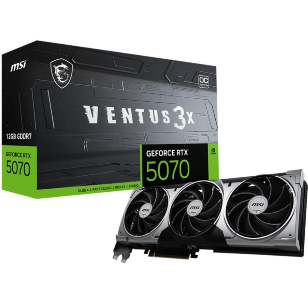 MSI GEFORCE RTX 5070 VENTUS 3X OC 12GB