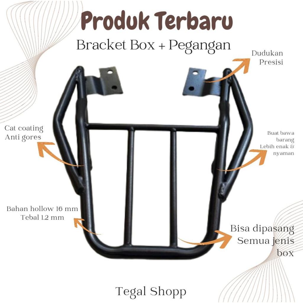 TERBARU BRACKET/BEHEL BOX BELAKANG SCOOPY 2019-2023