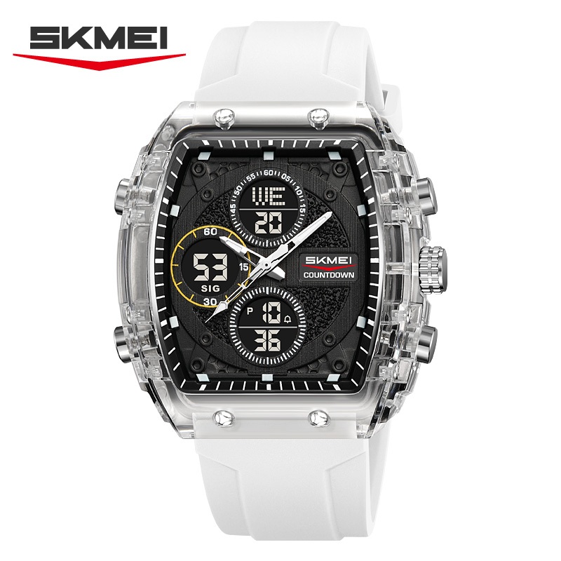 Jam Tangan ANALOG DIGITAL PRIA SKMEI 2602 WR 30M WHITE