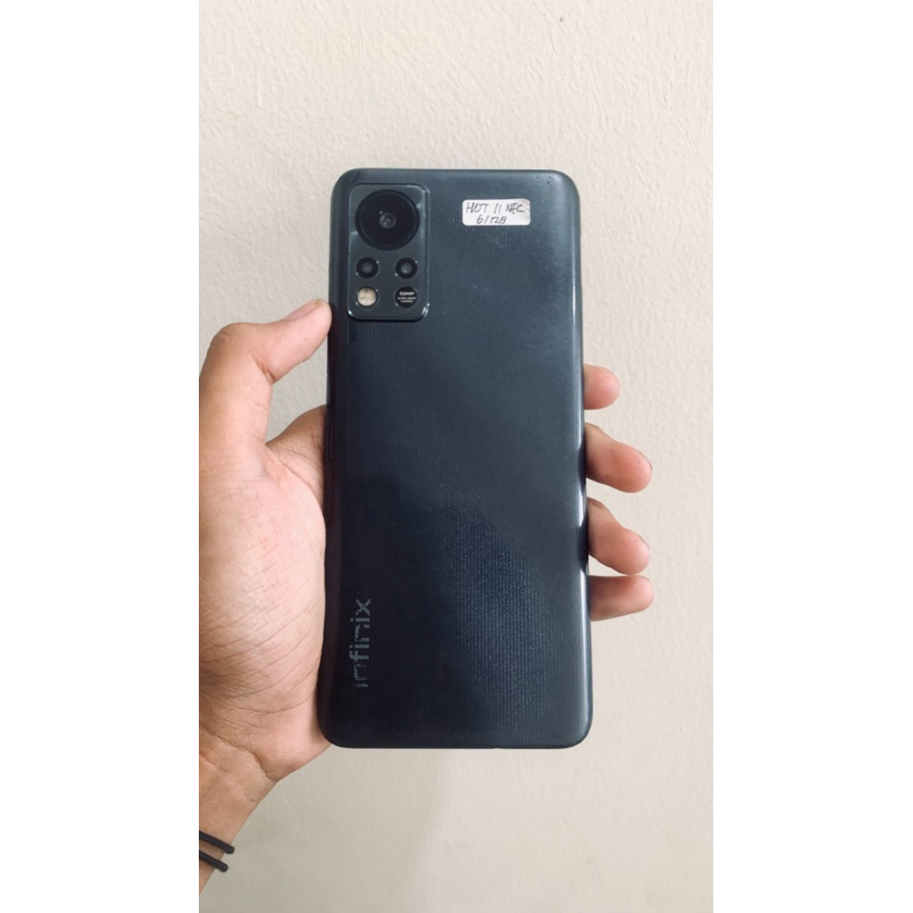HANDPHONE INFINIX HOT 11 NFC 6/128 4G LTE ORIGINAL HP ADROIT SECOND MURAH