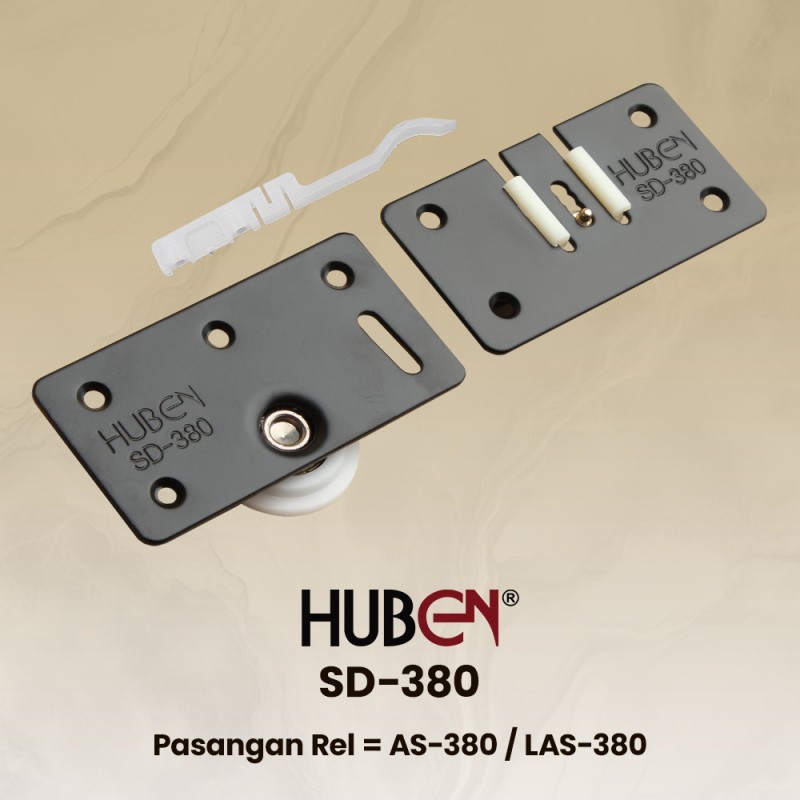 Roda Pintu Lemari Sliding / Geser SD-380 Huben - SD 380 HUBEN