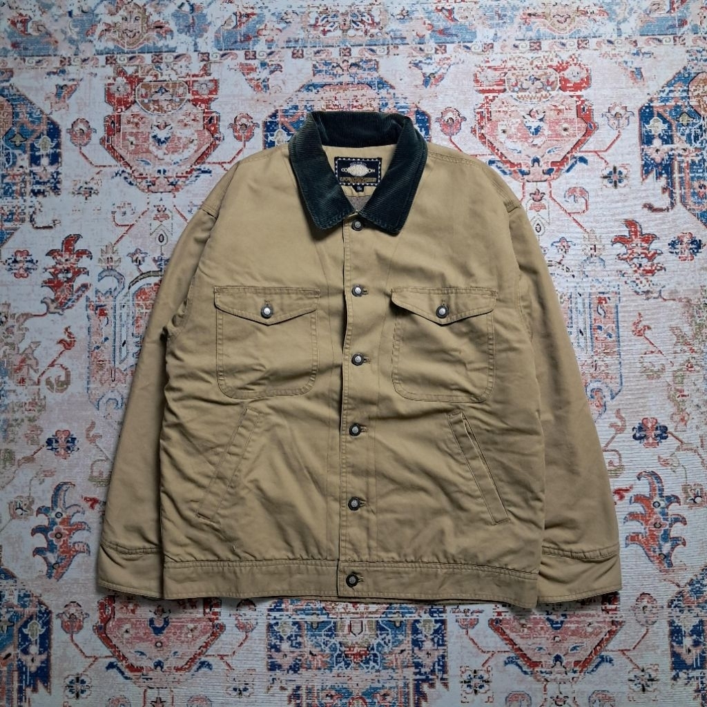 [RARE] Composition Casual Outer, Barn Jacket Duck Canvas Lined Blanket Woll, Like Patagonia Neuvo Ra