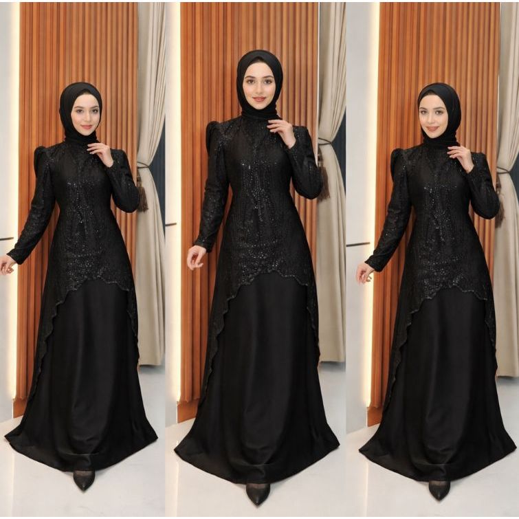 YUMNA Mazaya DRESS - Lafiye Ode Sculpting Dress Ukuran All size  LD110 PJ138 ( Dress kondangan Bahan