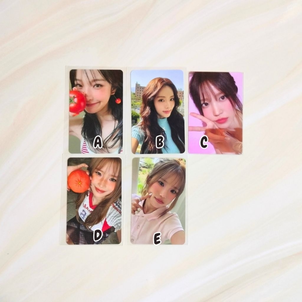 Fromis9 Photocard Official Saerom Hayoung Gyuri Jiwon jisun seoyeon chaeyoung nagyung jiheon pc off 