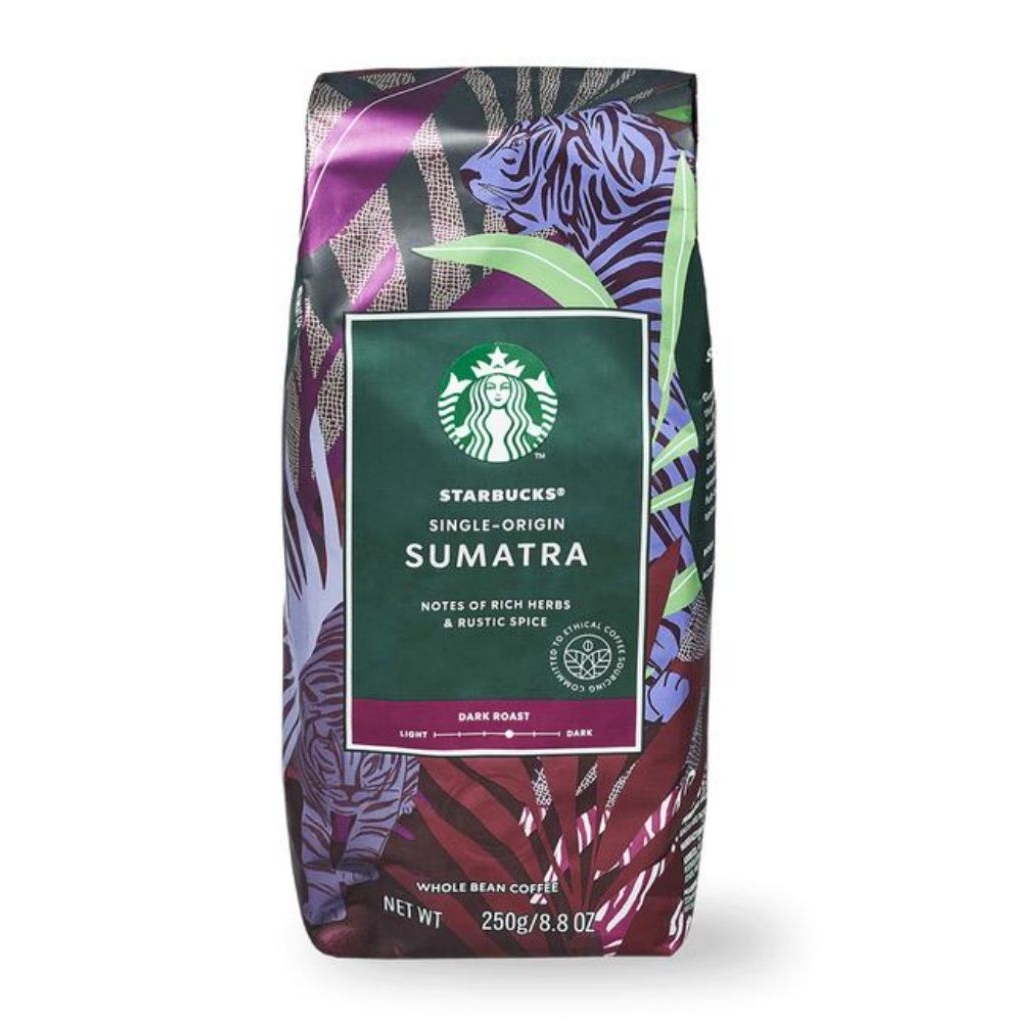 Starbucks WholeBean Biji Kopi Sumatra 250 gram/bungkus