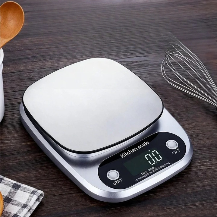 Timbangan Dapur Digital 10Kg 1G Timbangan Kue Digital Scale Besar Presisi Akurat Wadah Stainless