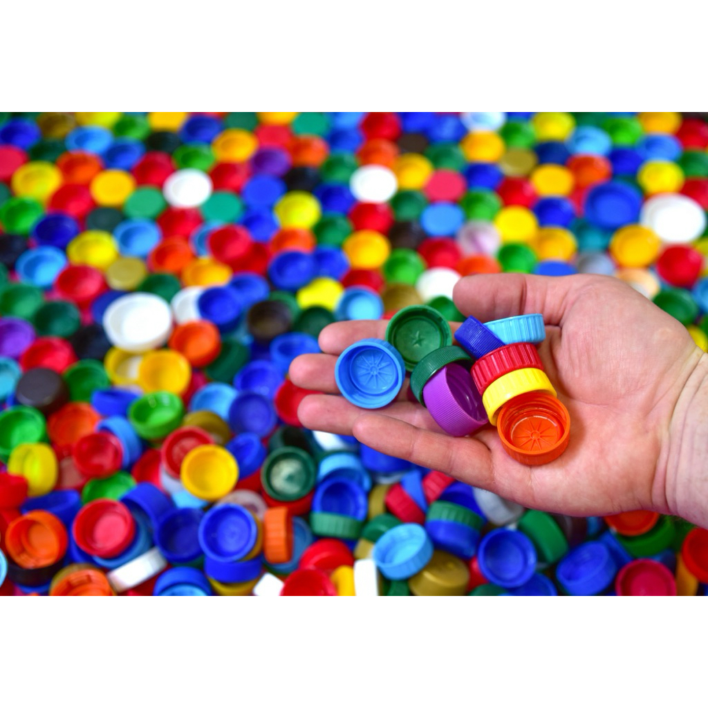 Tutup Botol Plastik LN Segel - Warna Random, Isi 100 pcs, Segel Otomatisk