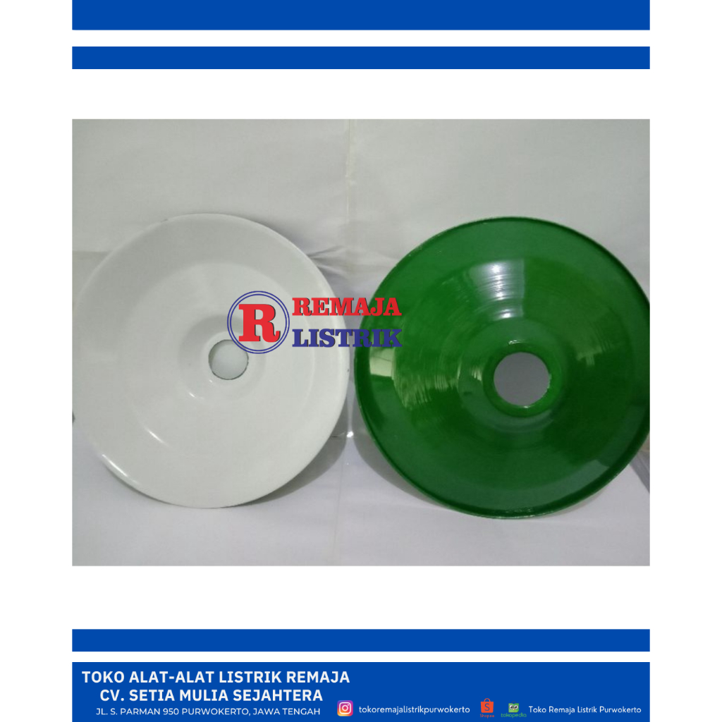 Kap Ijo Mini / Kap Lampu Jalan Mini E27 Bossecom