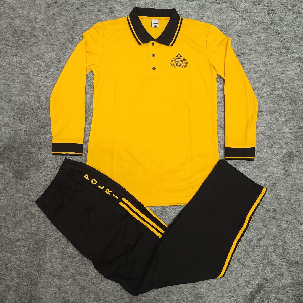 Setelan Olahraga Mabes Polri Panjang Terbaru 2025 / Training Olahraga Mabes Polri / Baju Olahraga Ma