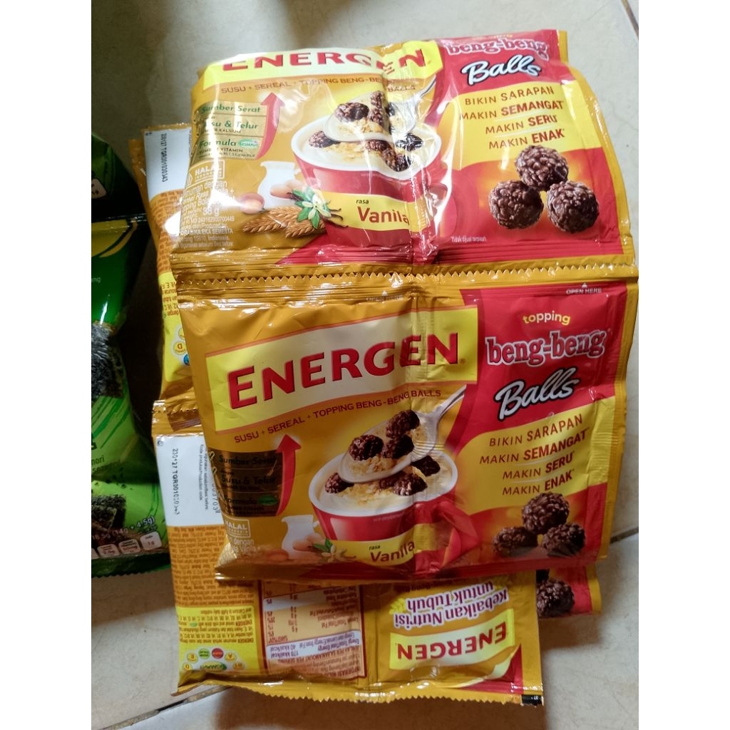 1 RENCENG ENERGEN SACHET ISI 10 SACHET