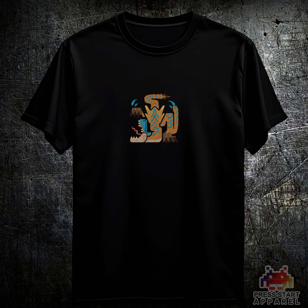Kaos Oversize Game Monster Hunter Tigrex Katun Combed Premium