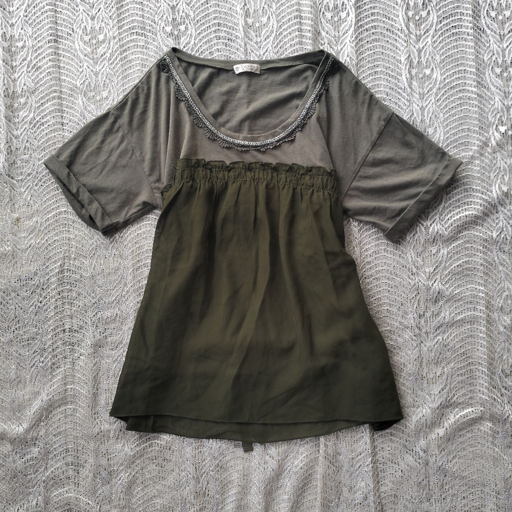 top axes femme hijau army ribbon