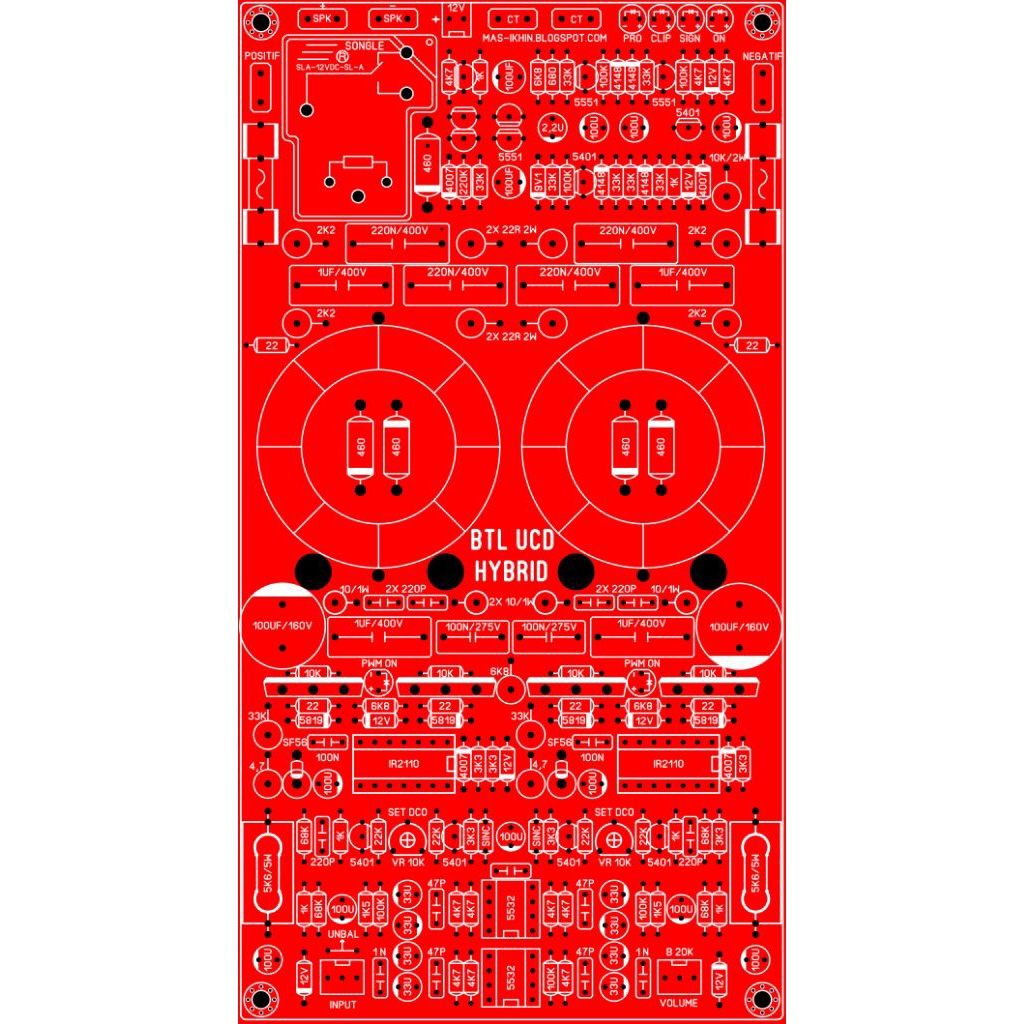 PCB BTL UCD HYBRID
