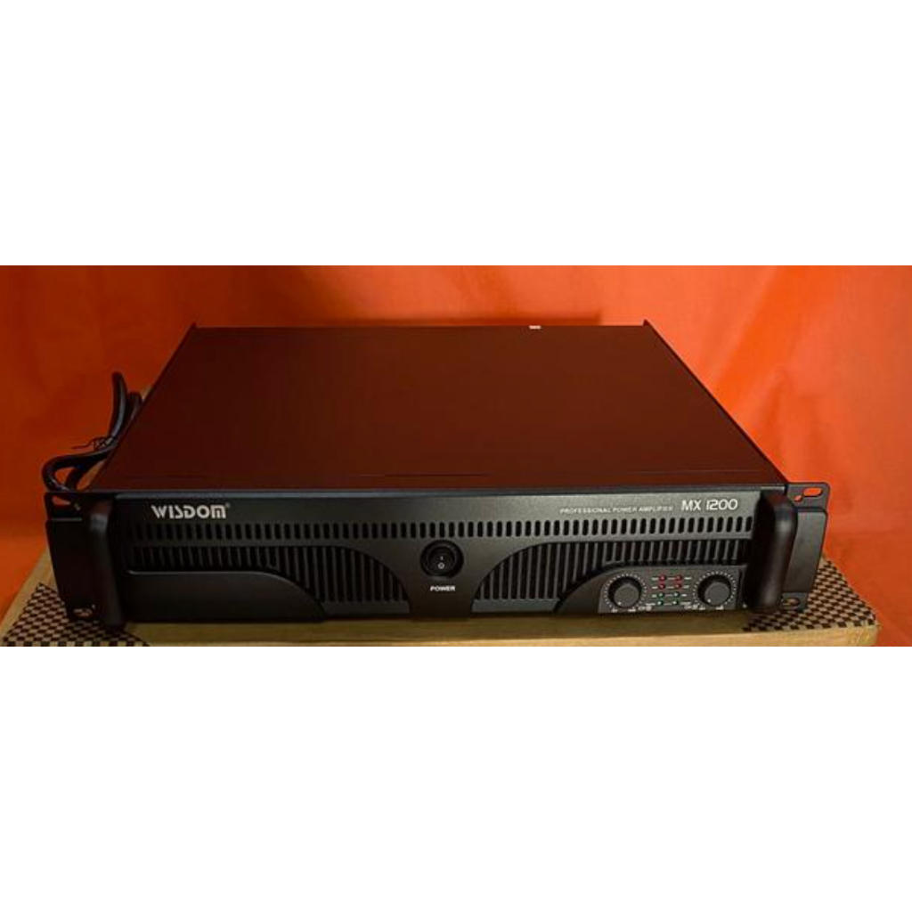 POWER AMPLIFIER WISDOM MX-800 / MX-1000 / MX-1200 – ORIGINAL – MX800 / MX1000 / MX1200