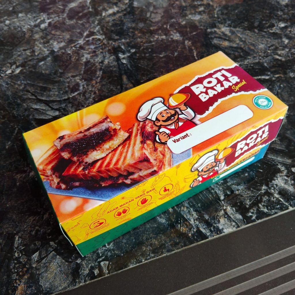 DUS ROTI BAKAR BANDUNG / KEMASAN ROTI / WADAH ROTI BANDUNG