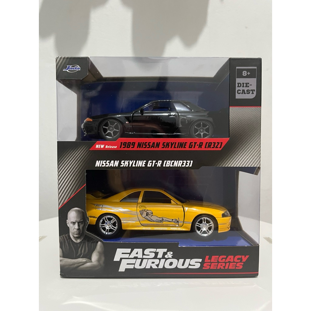Jada F&F NISSAN SKYLINE GT-R (R32) / GTR- (BCNR33)
