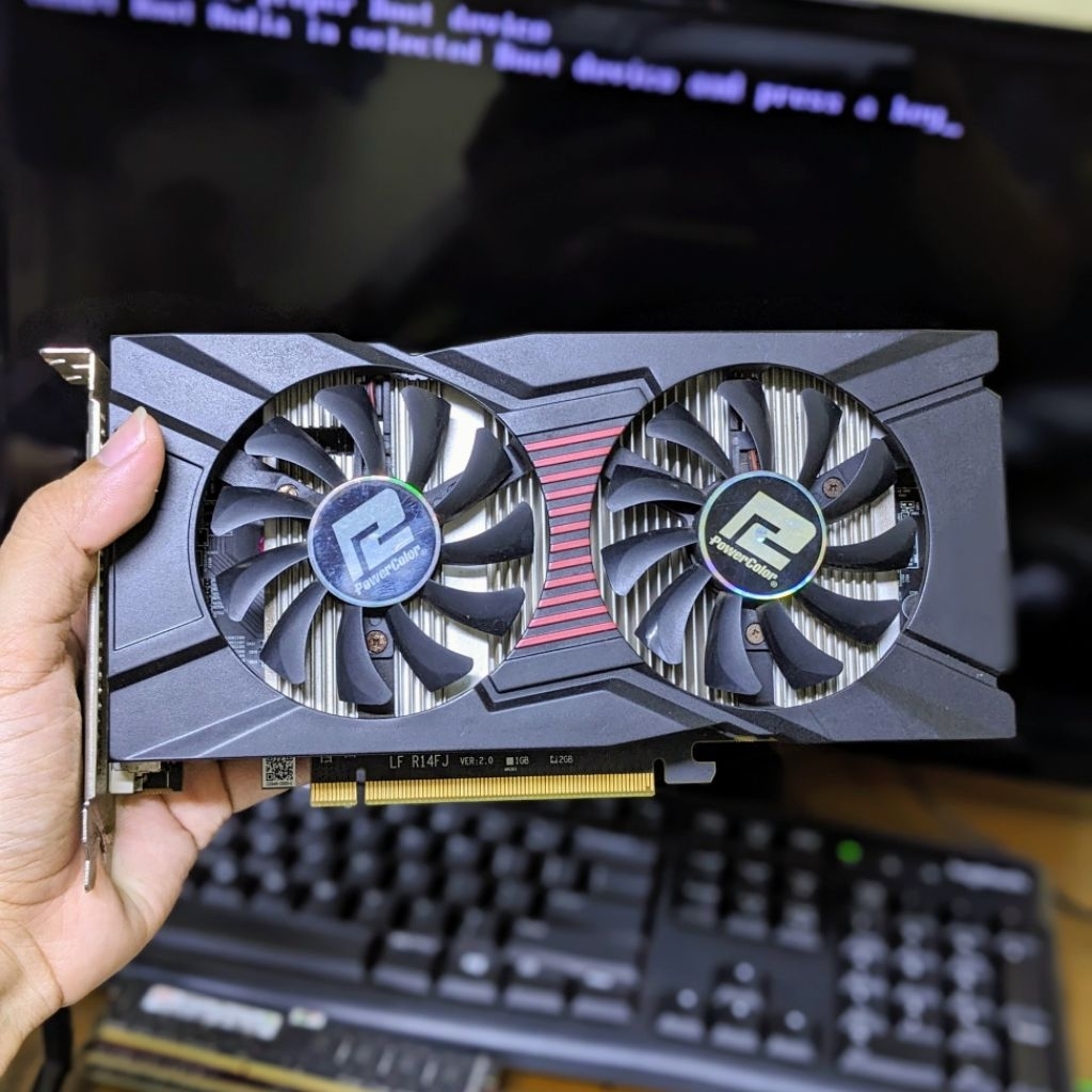 VGA AMD R7 250 2GB GDDR5 minus rusak no display