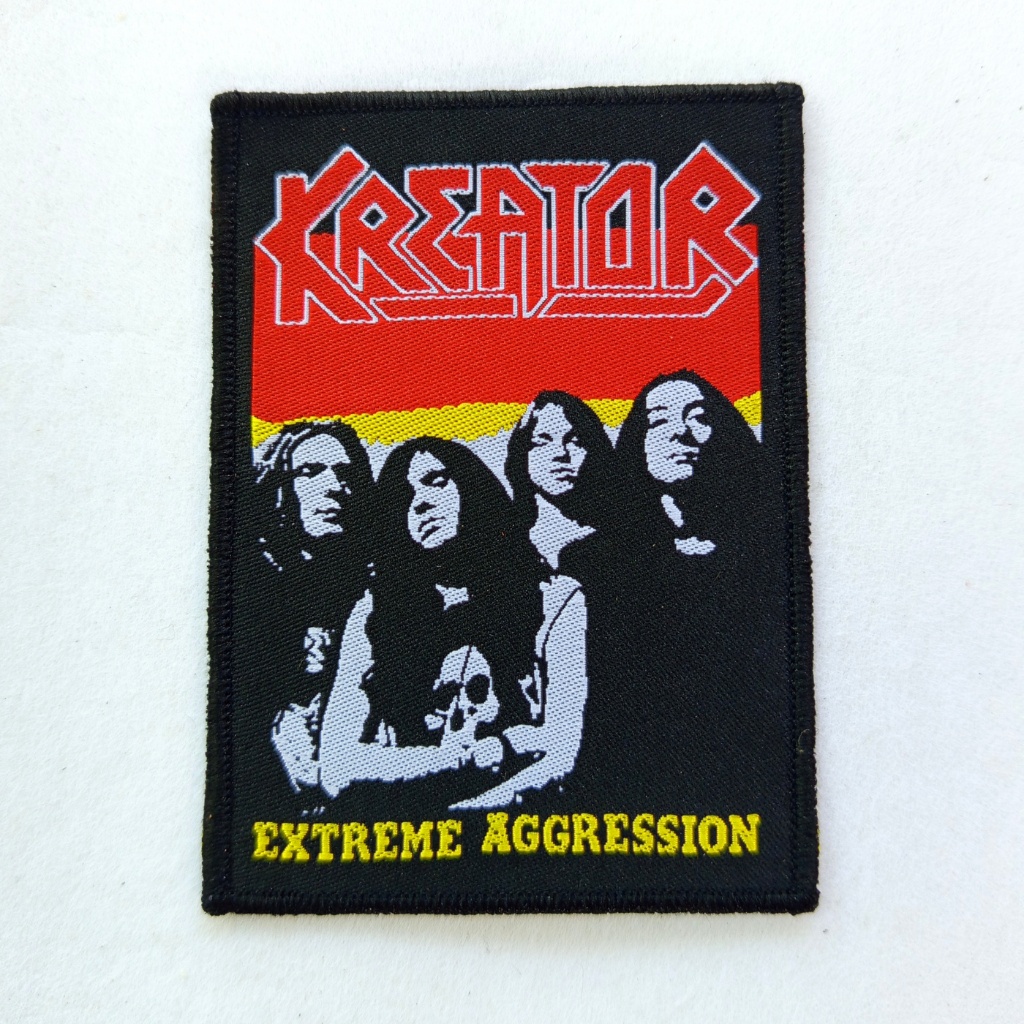 Patch Kreator Emblem For Jacket dan Vest Dengan Material Woven - Aksesoris Music Metal