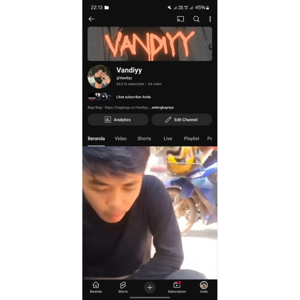 AKUN YOUTUBE OLD