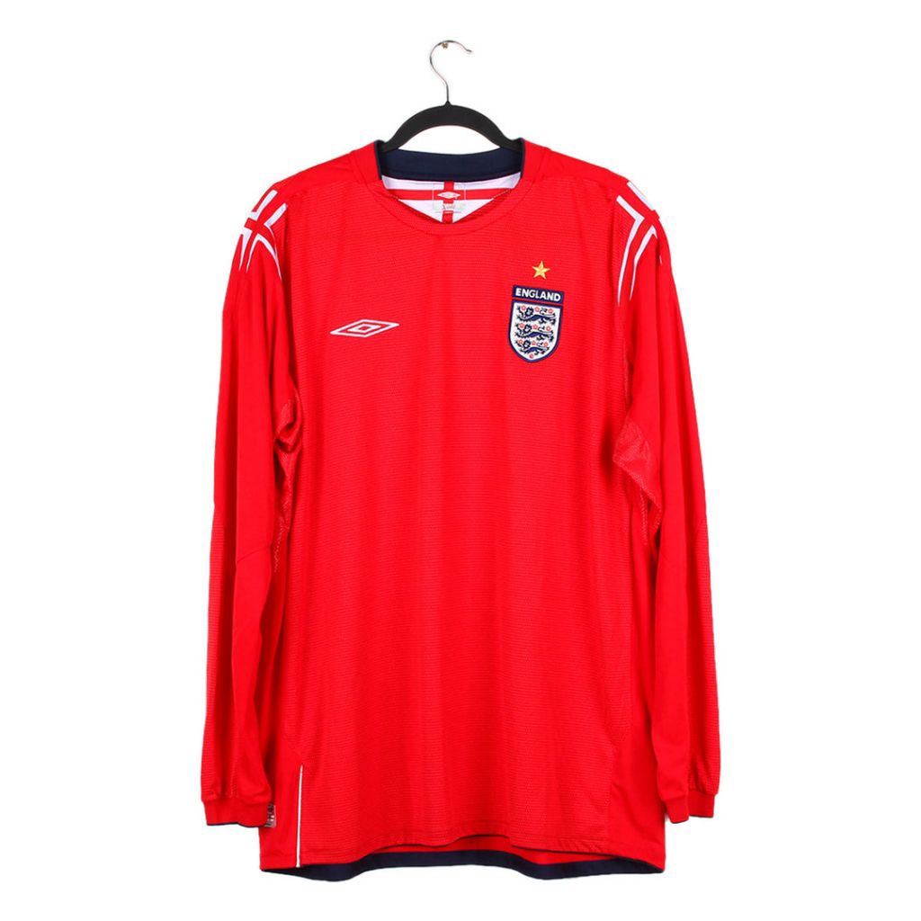 Jersey England Home 2004 Longsleeve