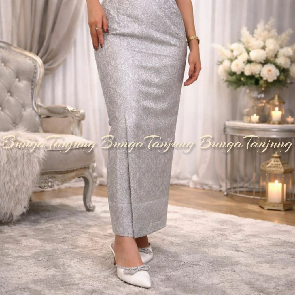 Rok Span Songket Kebaya / Songket Motif Batik / Rok Songket Bawahan Kebaya
