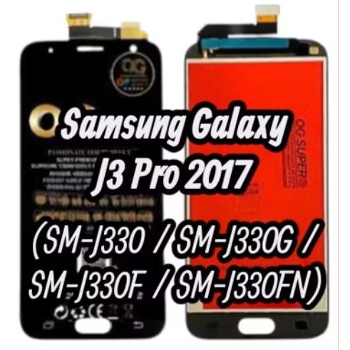 LCD TOUCHSCREEN SAMSUNG GALAXY J3 PRO 2017 / J330 / SM-J330F / SM-J330G OG SUPER BLACK