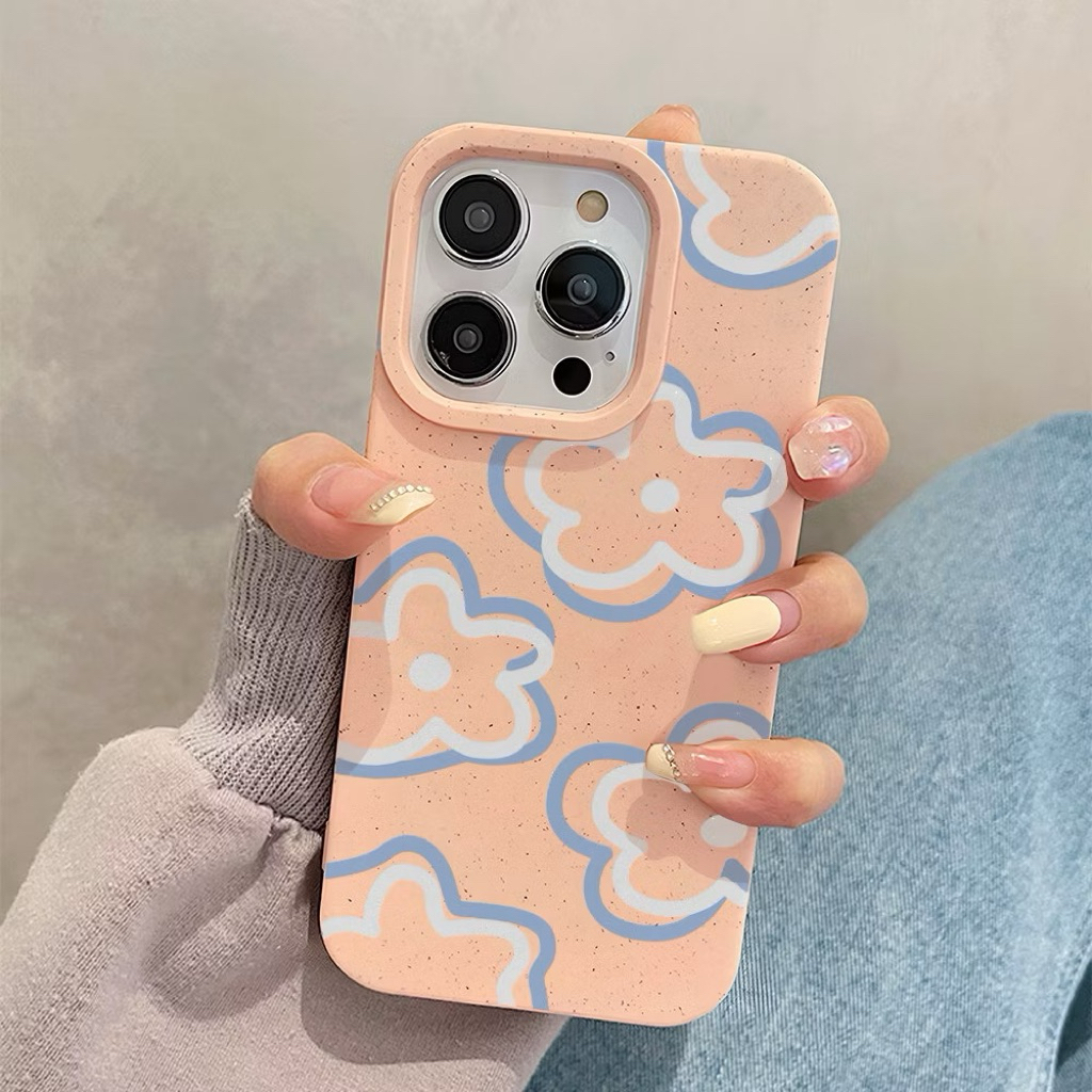 case flower pink// case iphone 13/14