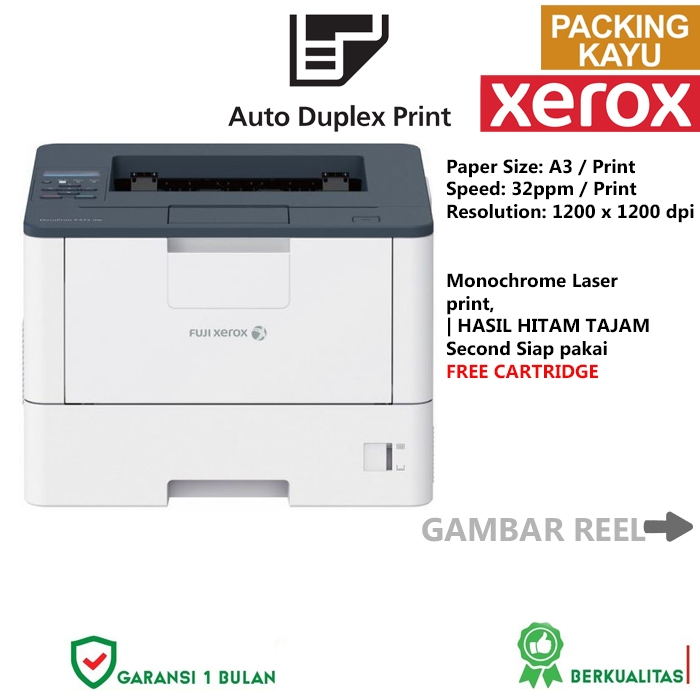 Printer Fuji Xerox DocuPrint 3205D Paper Size: A3 Monochrome Laser - xerox A3 - siap pakai