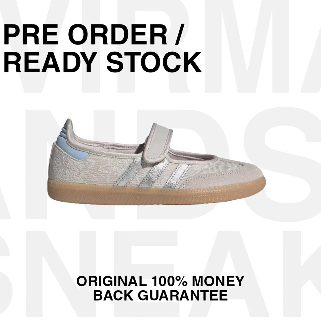 Adidas X Liberty London Samba Jane Metallic Grey