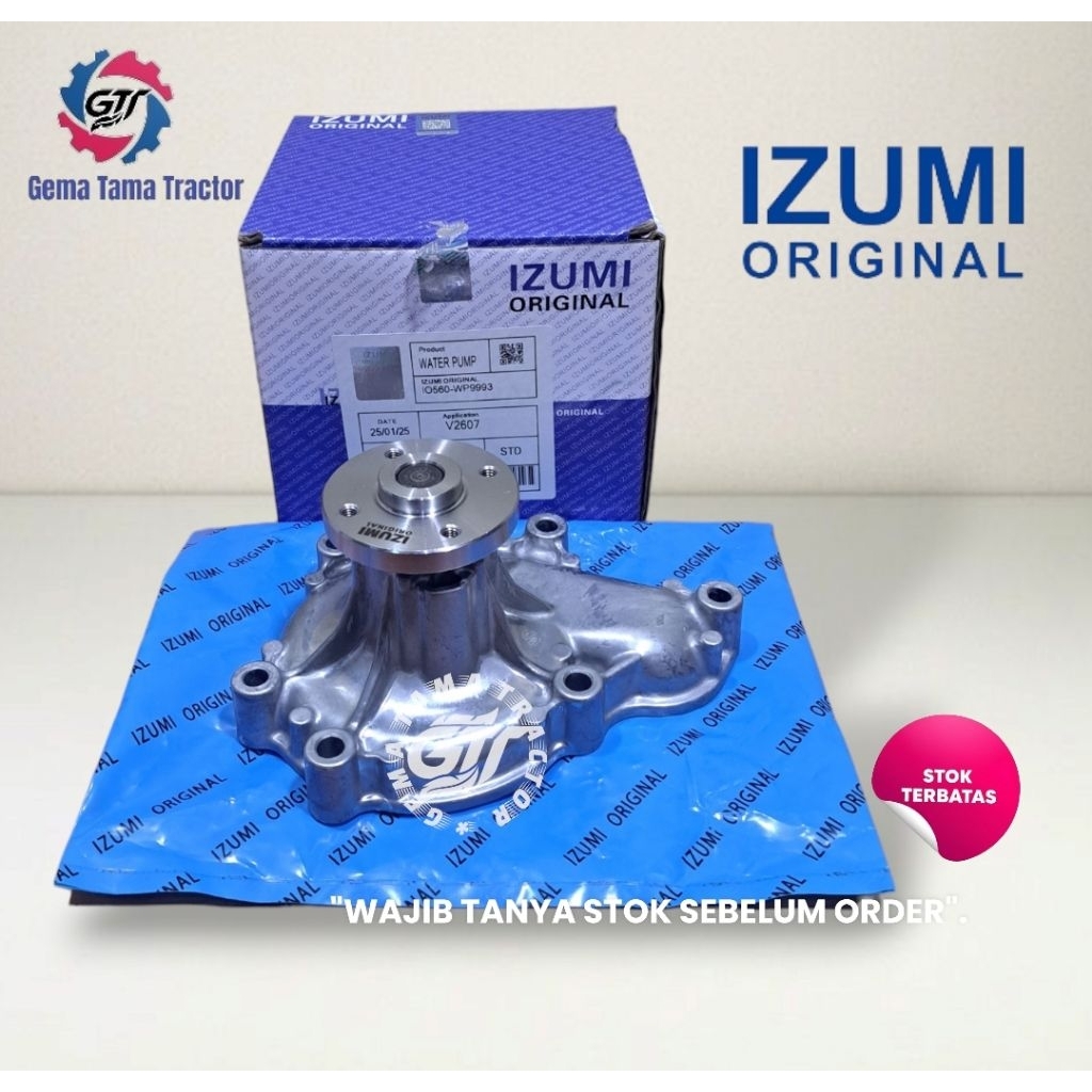 IZUMI ORIGINAL Water Pump XE75GA engine V2607 untuk Xcmg/ Waterpump xcmg XE75