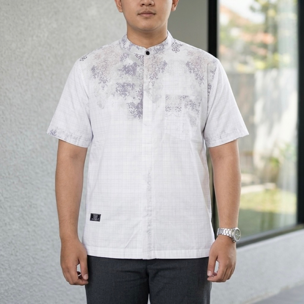 KEMKO/KEMEJA KOKO ERKAPE/N54 LENGAN PENDEK KHUSUS SIZE JUMBO (2XL 3XL 4XL) /PAKAIANMUSLIMPRIA