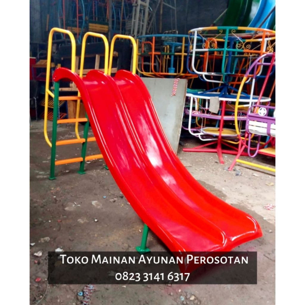 Perosotan - Prosotan - Perosotan Besi Outdoor - Prosotan Besi Outdoor - Perosotan Anak Tk Paud - Pro