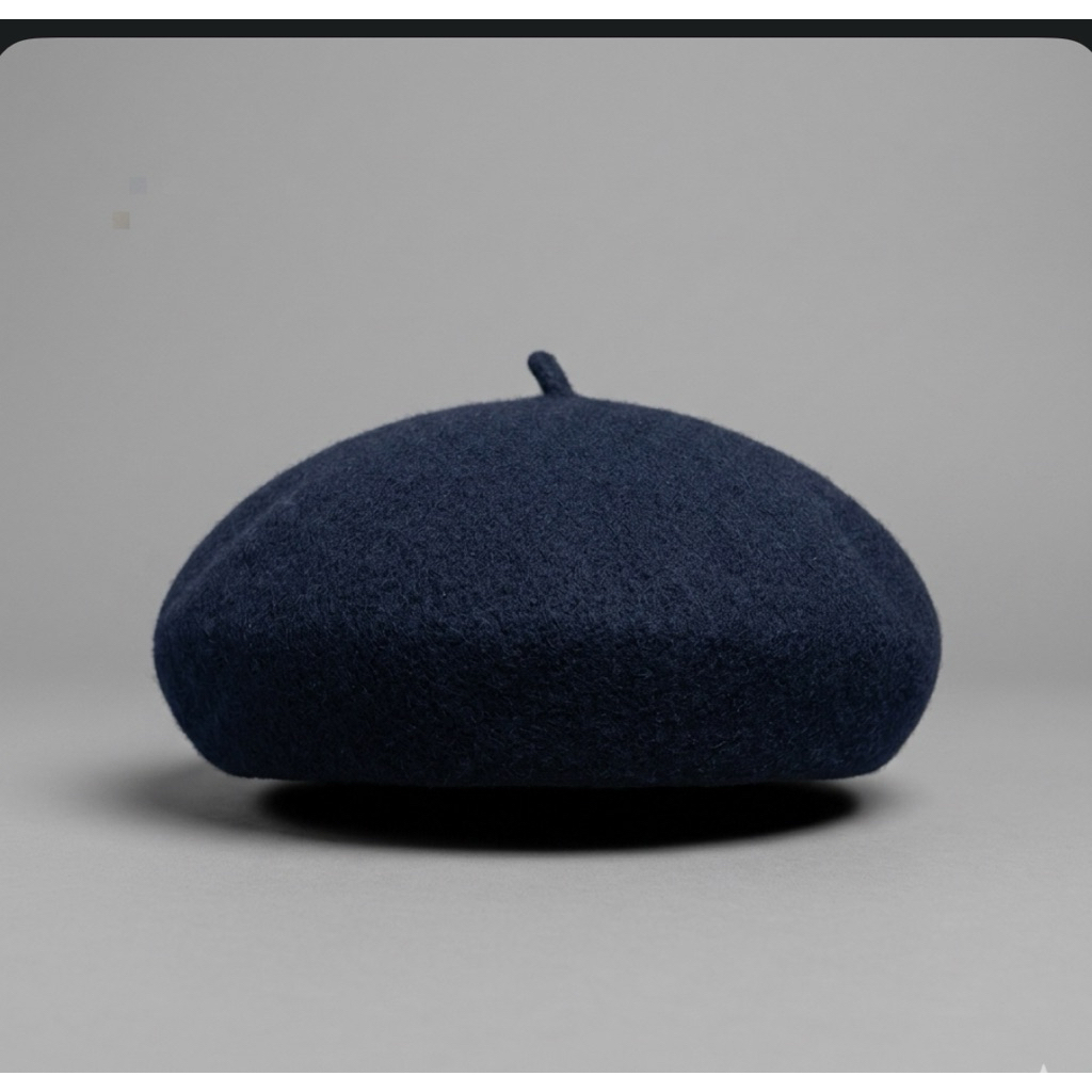 Topi Pelukis Wool Beret Hat