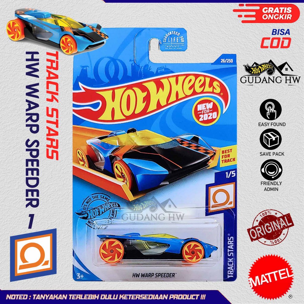 HOT WHEELS TRACK STARS, HOT WHEELS BUAT BALAPAN