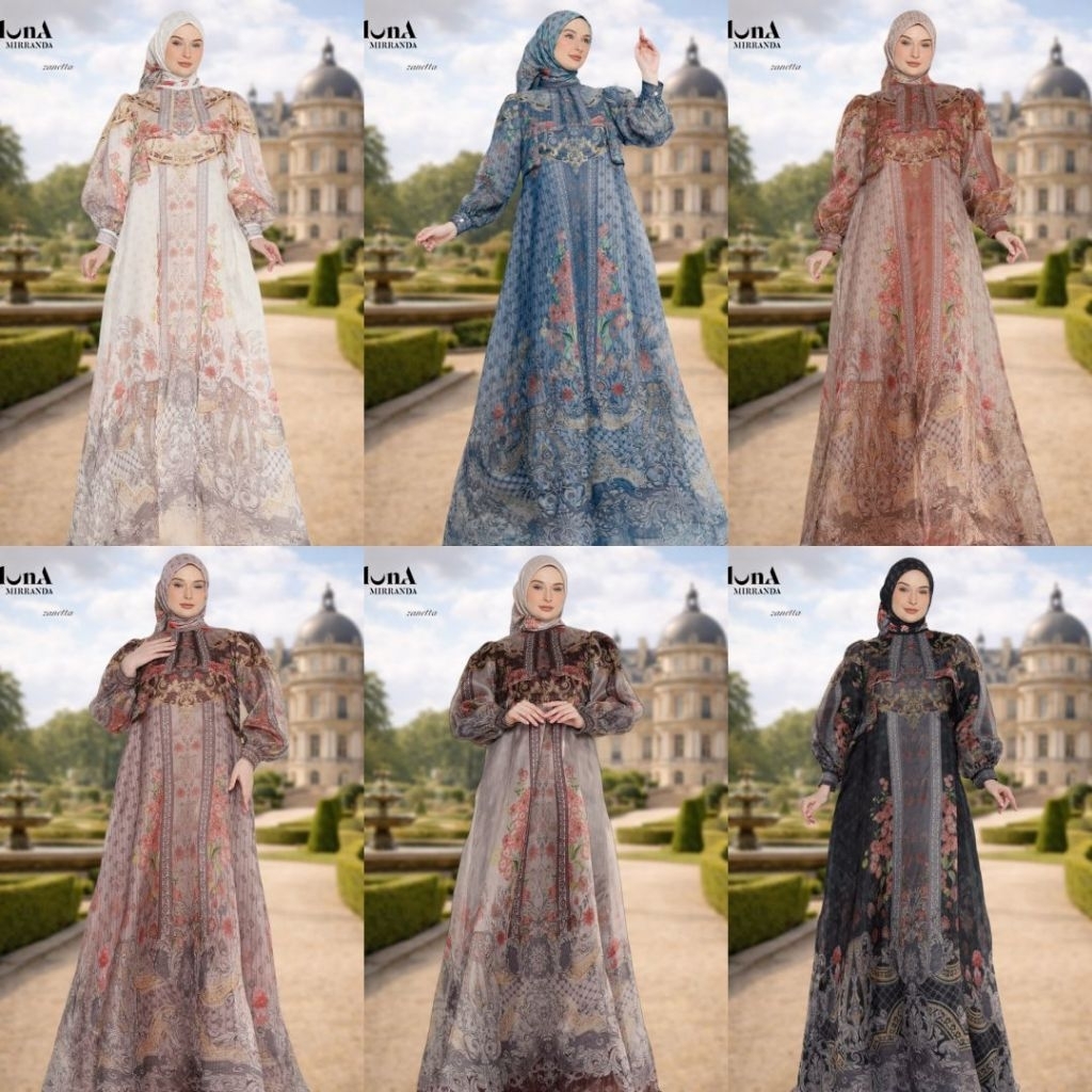 Zanetta Dress set voal original Aluna mirranda