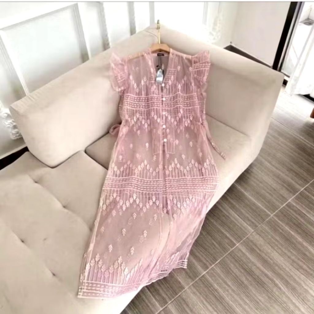 Outer Brokat Tile New, bukan Preloved