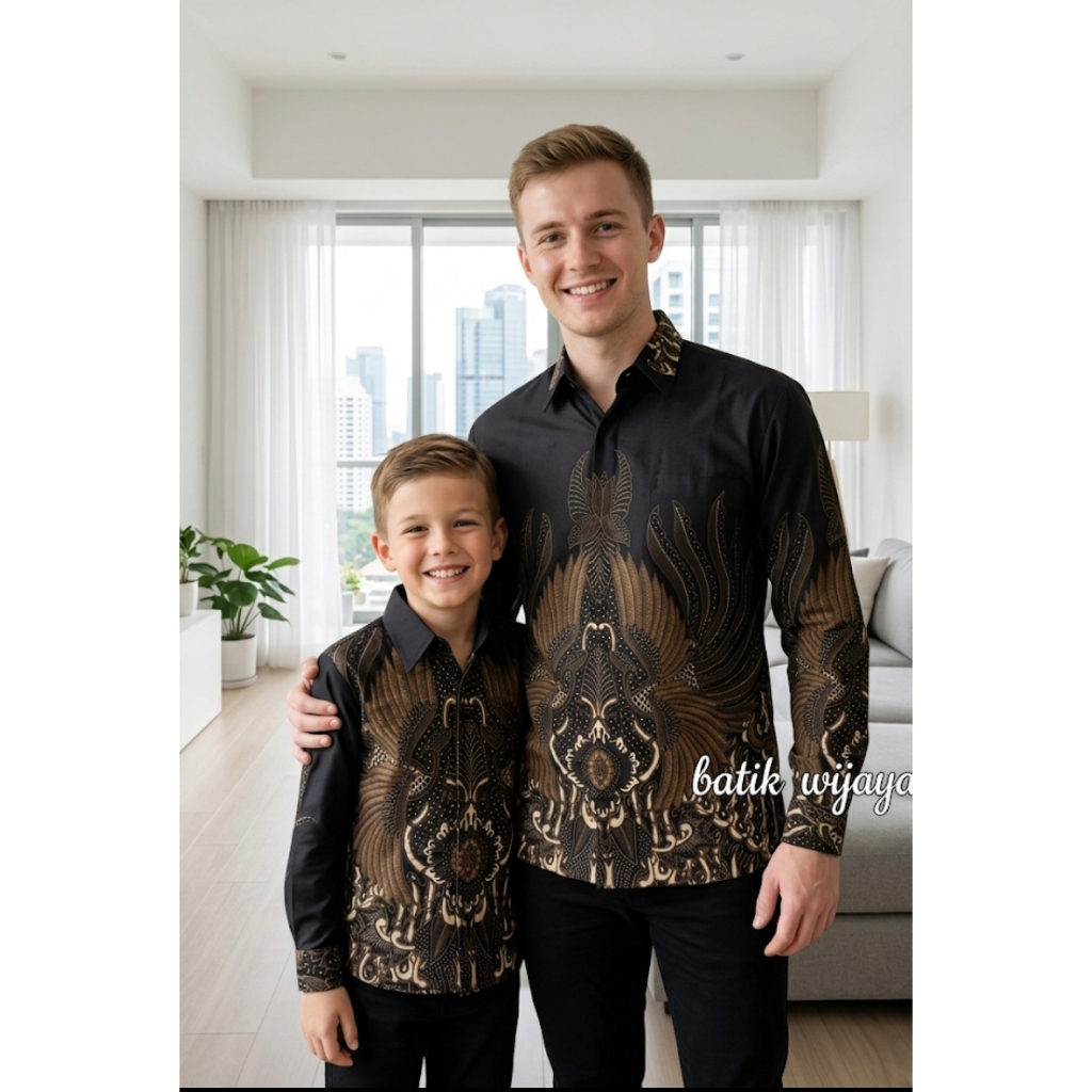 BATIK LASEMAN PRIA CLASIC / batik couple ayah anak  motif lasem original bahan katun premium