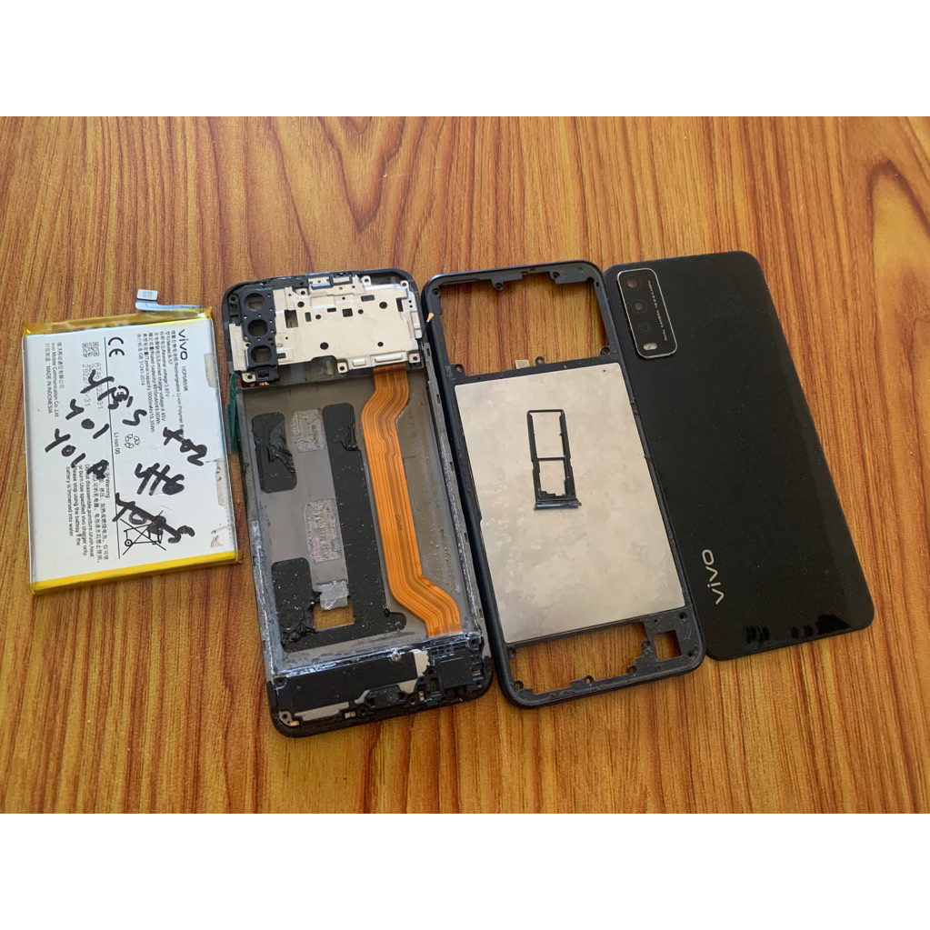 frame baterai bezel copotan vivo y12s
