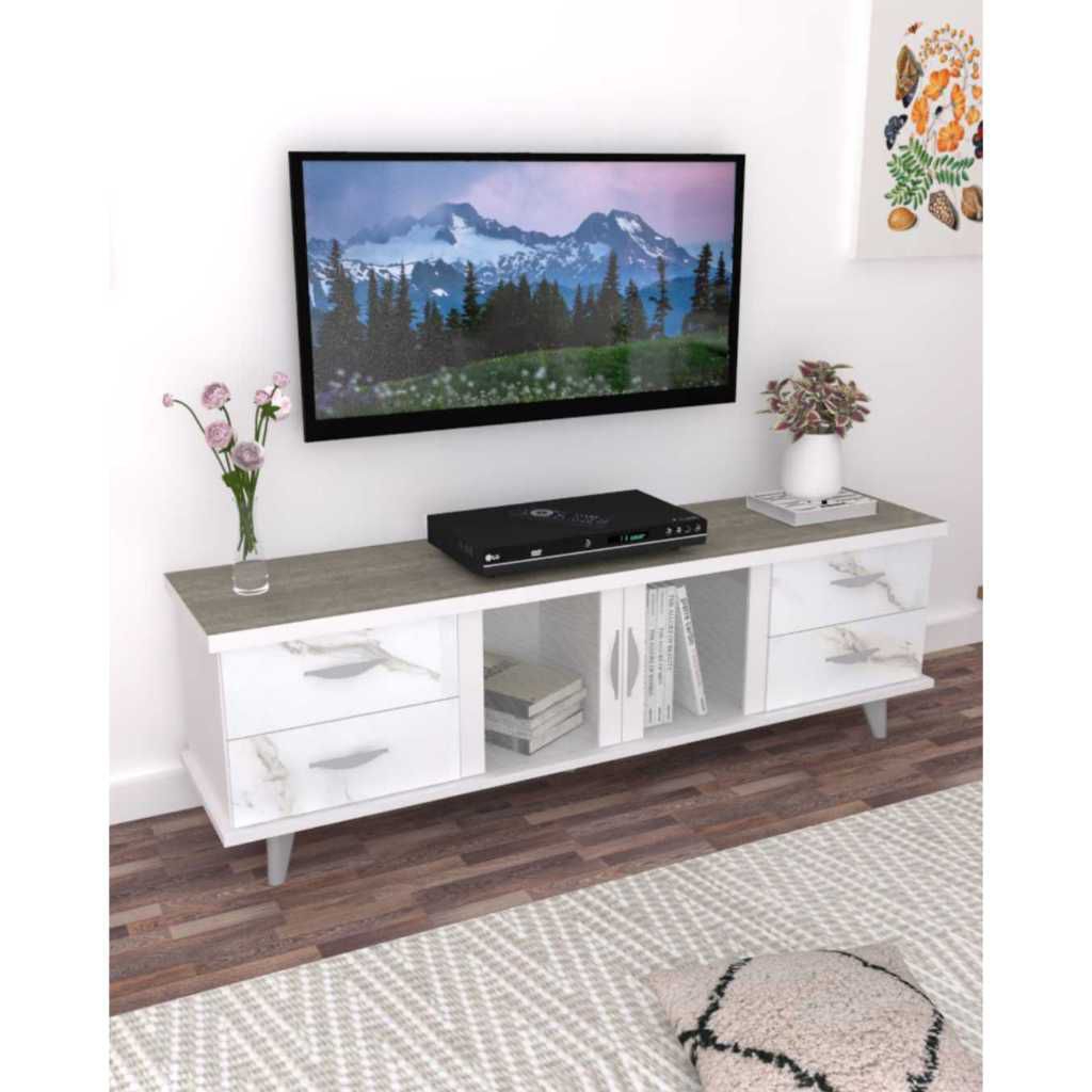 Rak Tv 160 cm Meja Tv minimalis Rak tv retro Bandung