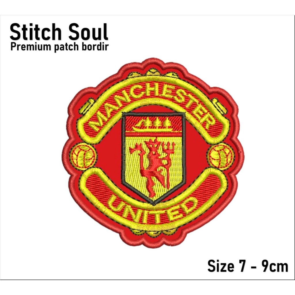Emblem Patch Bordir MANCHESTER UNITED High Quality - stitchsoul