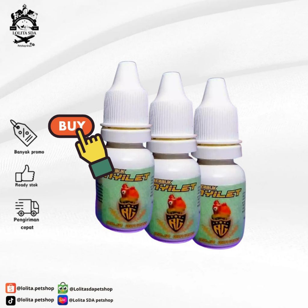 SERBUK NYILET RAJA GOYANG /OBAT NYILET RAJA GOYANG /OBAT NYILET LOVEBIRD / ANTI NYILET RAJA GOYANG